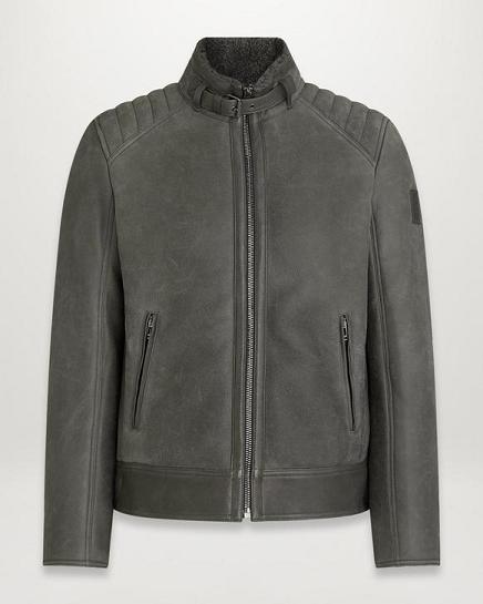 Veste En Peau De Mouton Belstaff Homme Westlake Grise France SU6759082